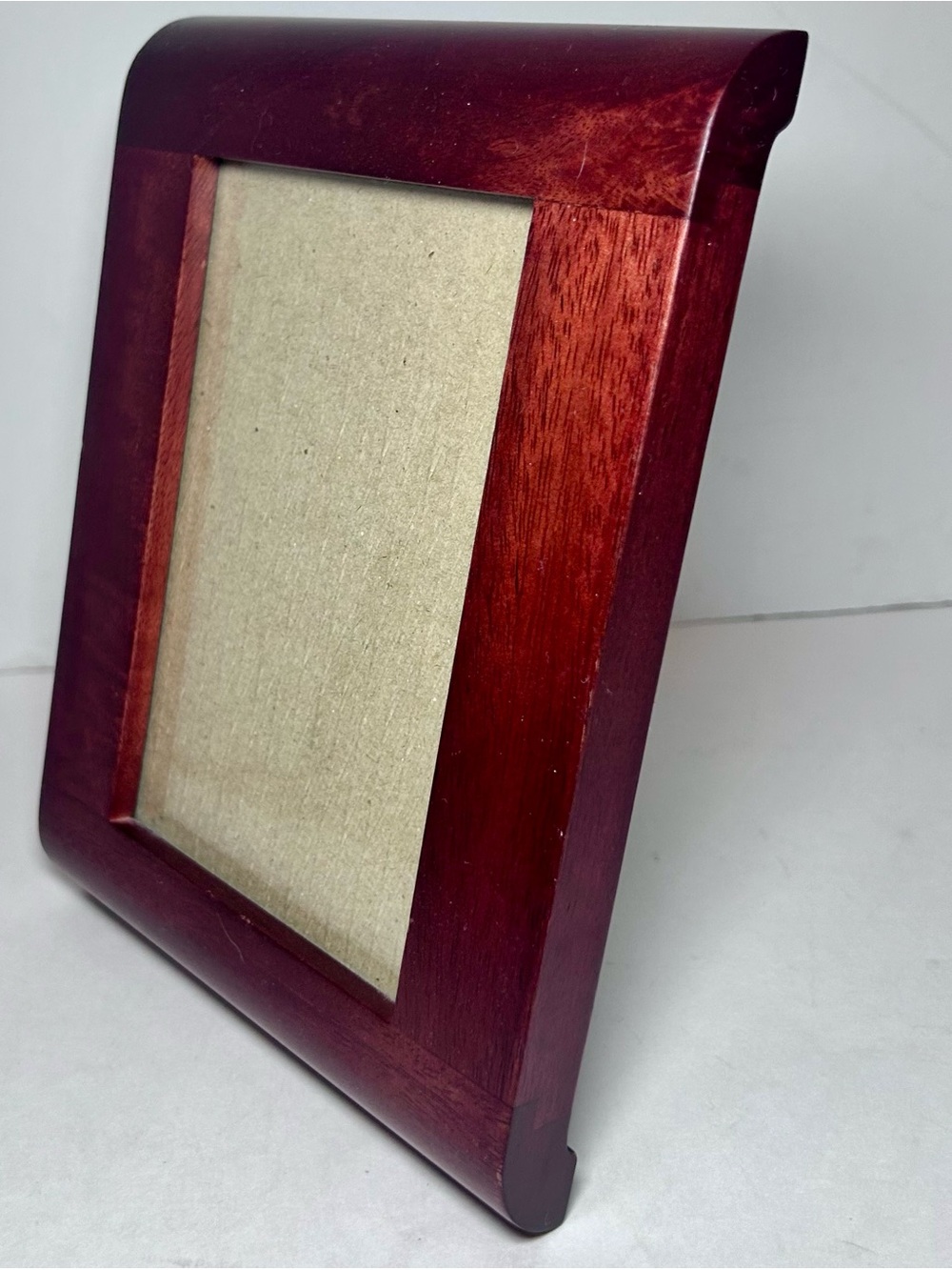 Fetco Vintage Wood Picture Frame Mahogany or Dark Cherry Stain For 4X6 Photo